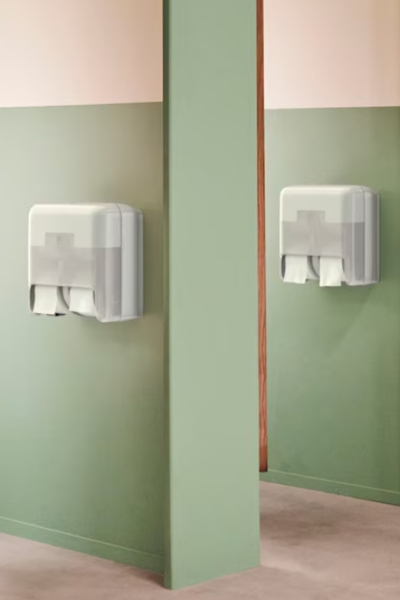 Dispenser hârtie igienică role fără tub, Tork, OptiServe, alb, 4 role, T7 – 558051